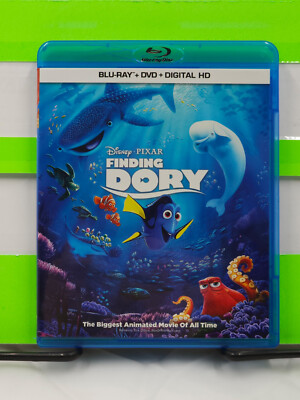 FINDING DORY DISNEY PIXAR ELLEN DEGENERES ALBERT BROOKS 3-DISC DVD & BLU RAY