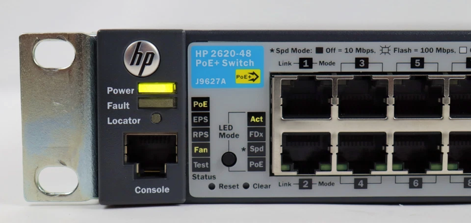 HP ProCurve 2620-48-PoE+ J9627A 48 Port PoE Fast Ethernet Managed Switch 2x SFP - Image 2 of 4