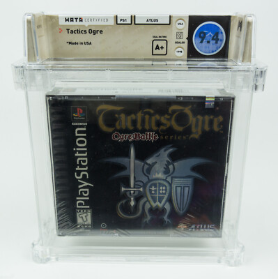 Playstation 1 *Tactics Ogre* PS1 New / WATA 9.4 A+ no VGA POP 12
