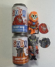 Funko Soda Masters of the Universe MOTU Beast Man & Snout Spout Common Figures
