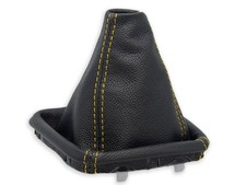 SCHALTMANSCHETTE FUR MERCEDES W245 2005-2011 SCHALTSACK ECHTELEDER NAHT GELB