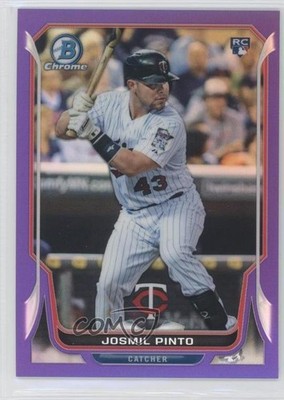 2014 Bowman Chrome Purple Refractor 98/150 Josmil Pinto #13 Rookie RC 0c2