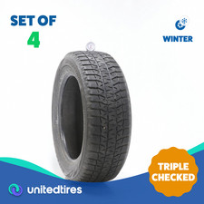 Set Of 4 Used 22560r17 Bridgestone Blizzak Ws80 99h - 7-8.532