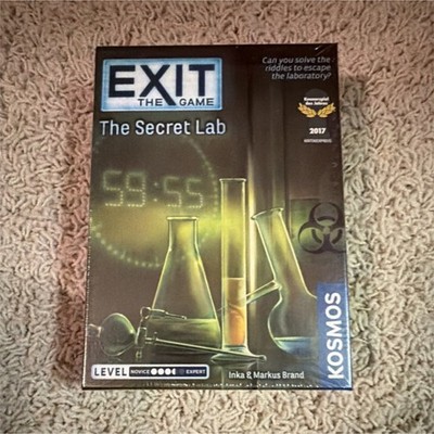 Kosmos EXIT: The Secret Lab Escape Room Game, 1-4 Players, 12+, 2017