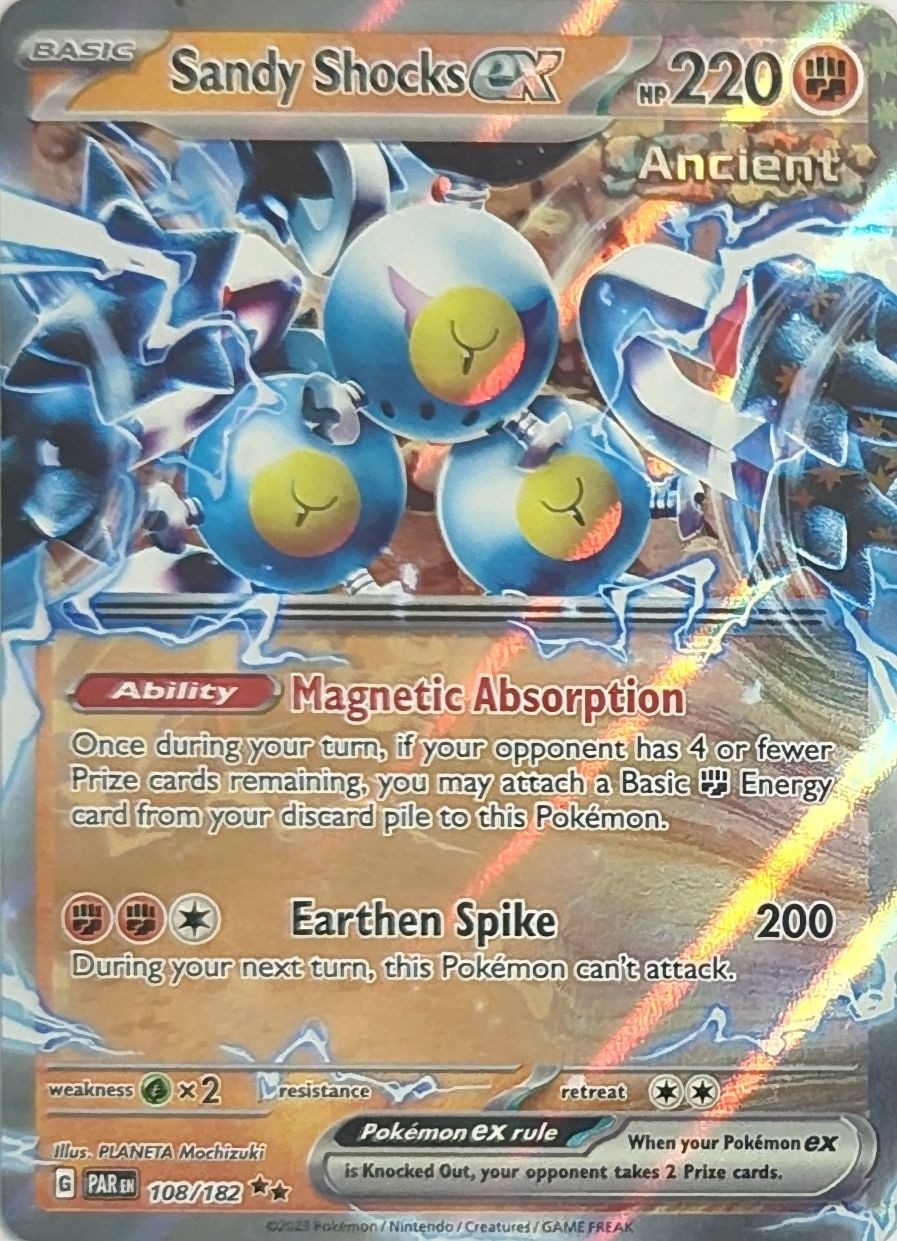 Pokemon TCG - Holofoil Sandy Shocks ex Double Rare 056/131 NM PRE