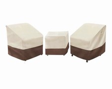 Loriano wasserdichte Outdoor Terrassenmöbel Abdeckungen 3 Stück robust NEU