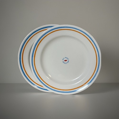 “all ways welcome” 6” Diner Plates Retro (Red Lips)- Steelite In’t England