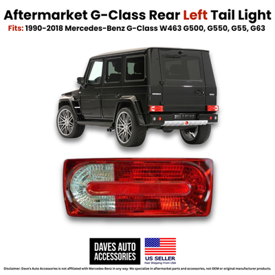 W463 Mercedes G-Class 1990-2018 Facelift Left Rear Tail Light Lamp