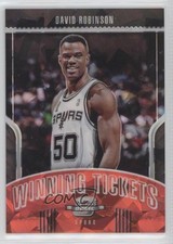 2018 Contenders Optic Winning Tickets Red Cracked Ice Prizm David Robinson 1yj