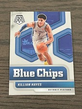2020-21 Mosaic Blue Chips Killian Hayes #2 Detroit Pistons