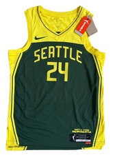 Nike WNBA Seattle Storm Jewell Lloyd 24 Engineered Basketball Jersey Women M Med