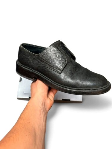 Jil Sander, Scarpe derby vintage 1995 Jil Sander velcro nero pelle 42