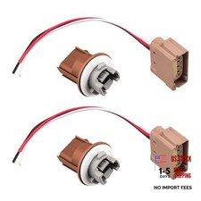 2 PCS Turn Signal Socket and Pigtail Connector with Wire Harness Compatible