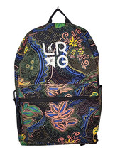LRG Lifted Research Group Floral Multicolor School Backpack Laptop Space Zipper