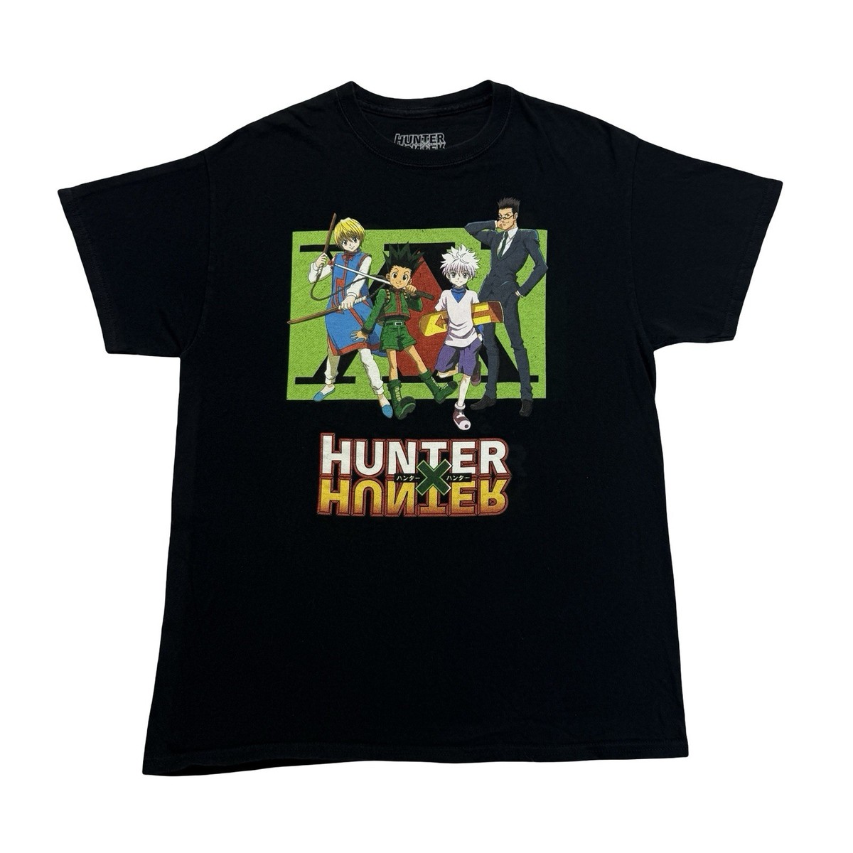 Hunter X Hunter Shirt Mens Medium M Black Kurapika Gon Freecss
