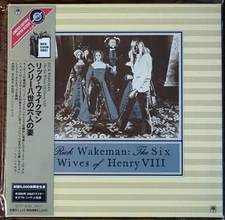 RICK WAKEMAN- “The Six Wives of Henry VIII” Japan Mini LP CD A&M UICY-9261 EXC