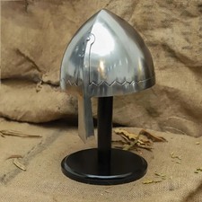 Armatura in acciaio fatta a mano | Elmetto da cavaliere crociato | LARP,