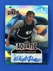 2025 Leaf Metal Women of Sport ZaKiyah Johnson Aquatic Auto # 1/1