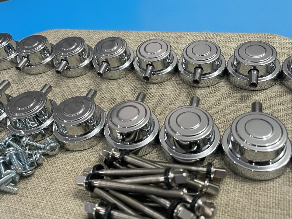 DW Collectors Series Floor Tom Drum Lug Set 16 Lugs & True Pitch Tension Rods - Image 4 of 4