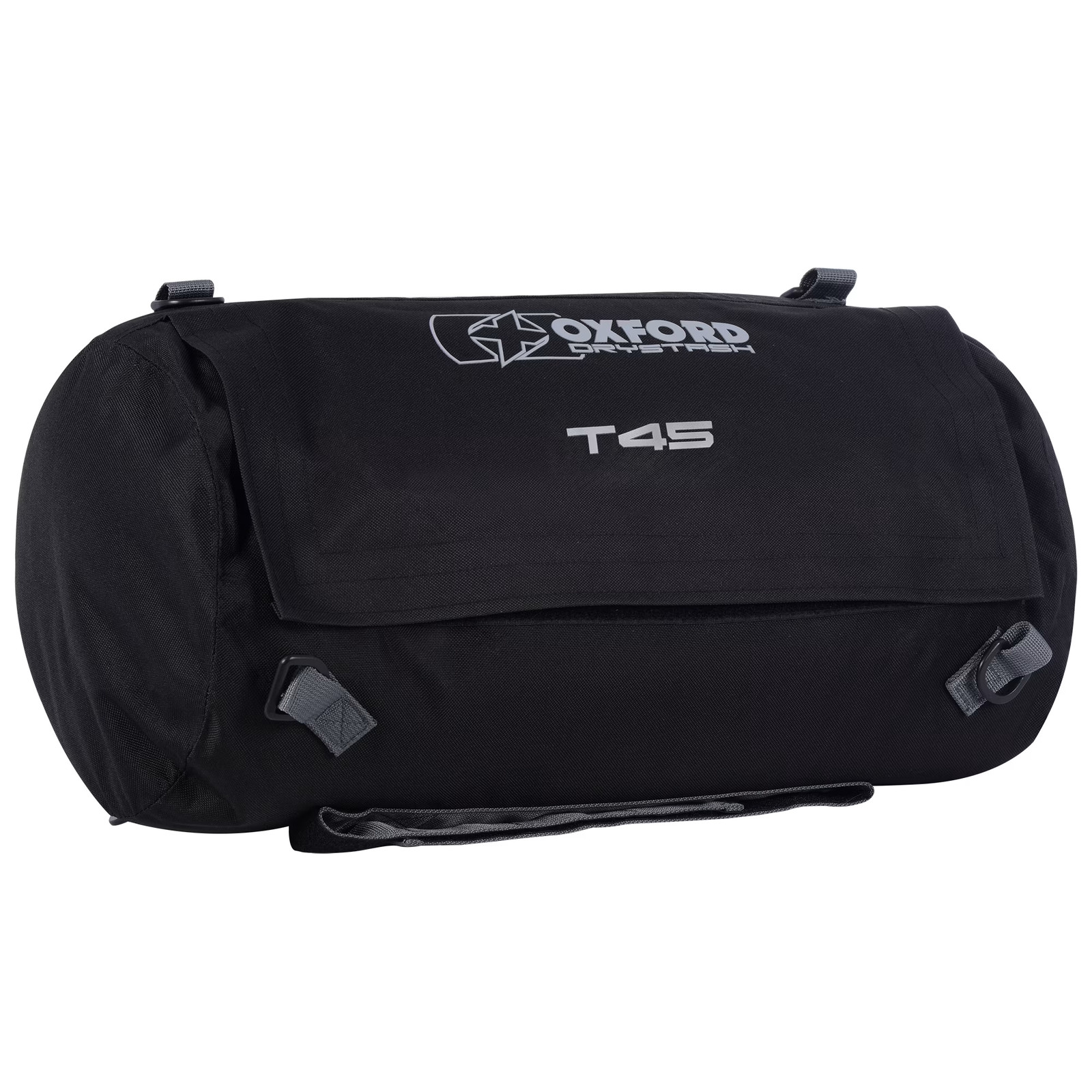 Oxford DryStash T45 Waterproof Roll Bag Motorcycle Motorbike Luggage - Black