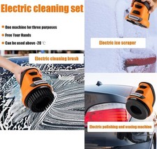 3-in-1 Electric Ice Scraper for Cars  Home   Cordless Handheld