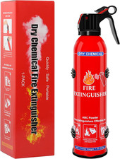 1 Pack ABC Dry Chemical Fire Extinguisher, Portable Dry Powder Fast-Acting Fire