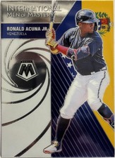 2021 Panini Mosaic #IM10 Ronald Acuna Jr. International Men of Mastery