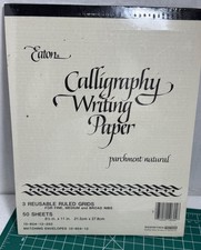 Eaton Calligraphy Writing Paper  – 8.5” x 11” – 50 Sheets – VTG, New Sealed