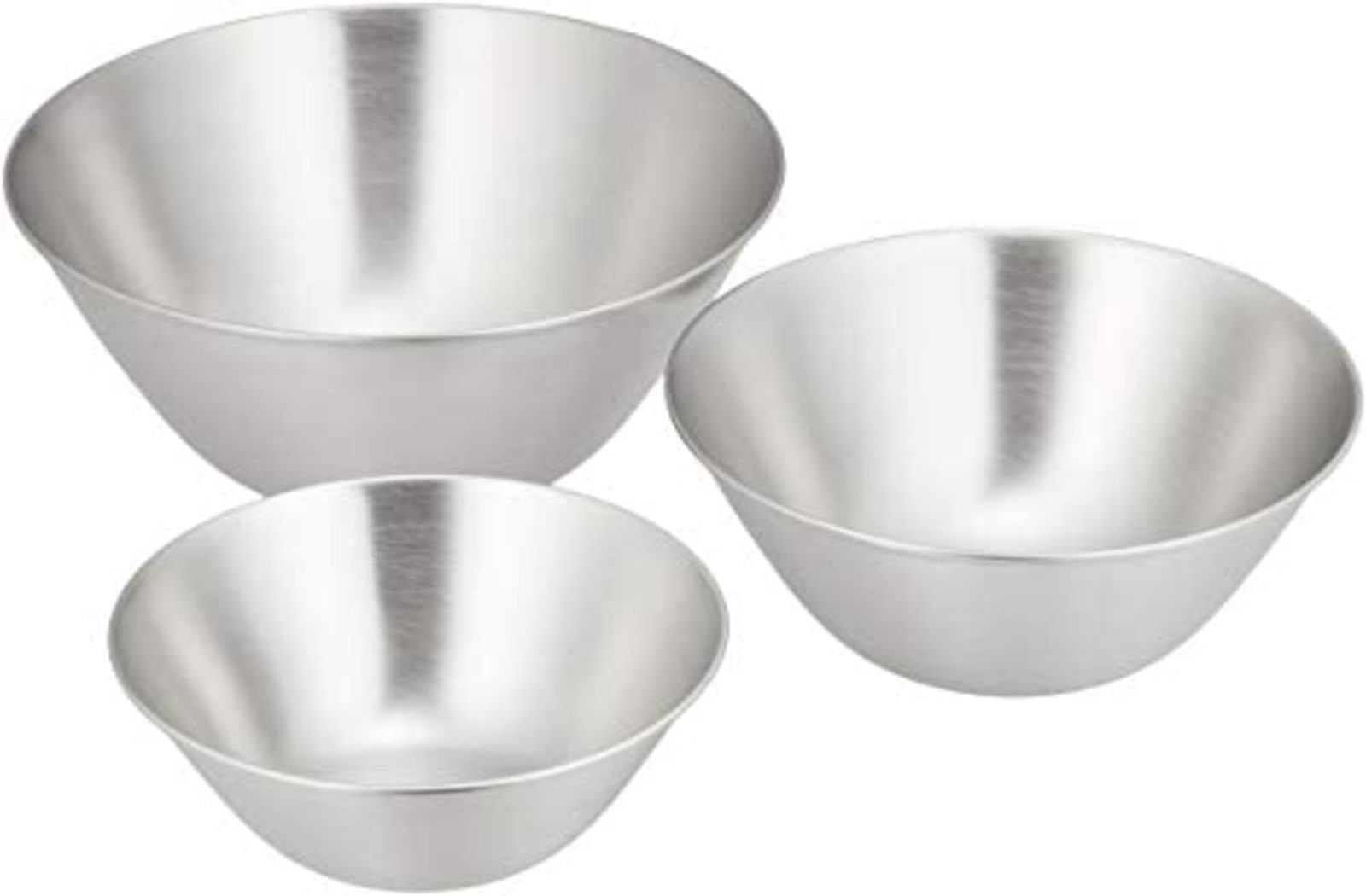 Sori Yanagi 3pcs stainless steel ball (13.16.19cm) F/S w/Tracking# Japan New