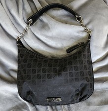 Vintage Nine CO Black Bag, Geometric Print, Back to School the Y2K Style Way