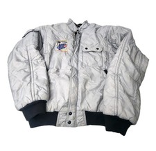 Vintage PR Motion Super Chevy Car Show Jacket Mens XL Embroidered Cars Gray 90s