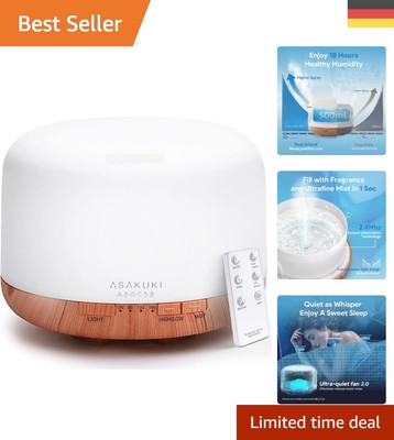 Aroma Diffuser 500ML, Ultraschall Aromatherapie Diffusor für Ätherische Öle, ...