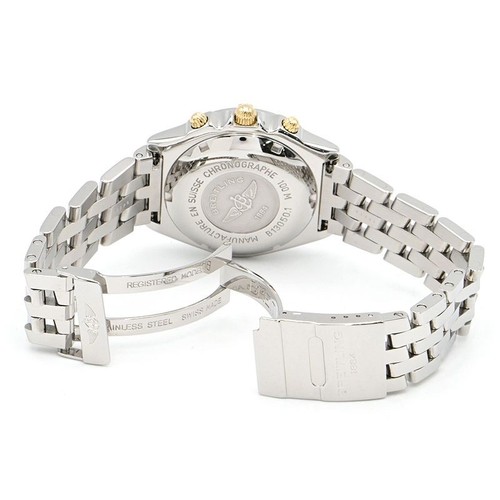 USED BREITLING Chronomat Bikoro B13050.1 Silver Men's Watch #4128 - Picture 2 of 6