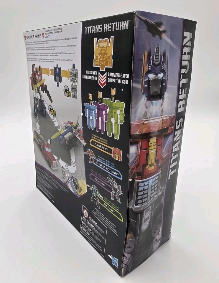 Transformers Titans Return Diac y G2 temático Optimus Prime sin usar, en caja original Foto 2 de 4