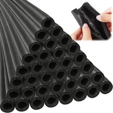 Amylove 12-pack 3.3-foot foam tube insulation (black, 1 inch)