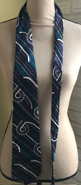 Corbata de cuello clásica 100 % seda Cezeni para hombre hecha en Italia multicolor Foto 2 de 4