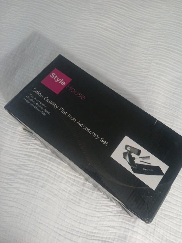 Juego de accesorios de plancha estilo casa salón calidad nuevo en caja Foto 2 de 4
