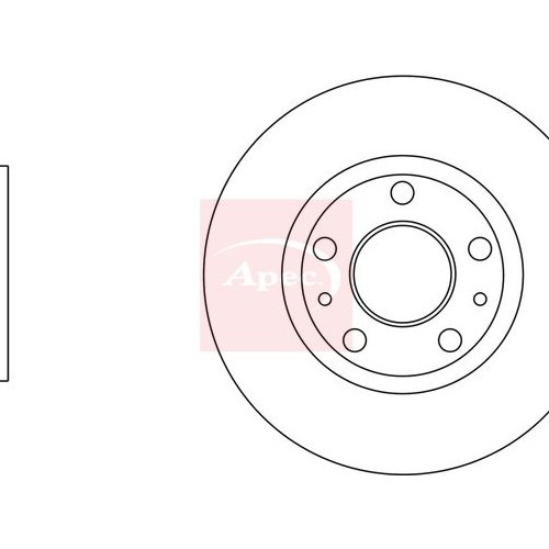 For RENAULT MEGANE IV 2015 on BRAKE DISC (FRONT) (SINGLE) DSK2676