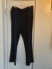 4 Pair Susan Graver Liquid Knit Pants: 2 BLAC...