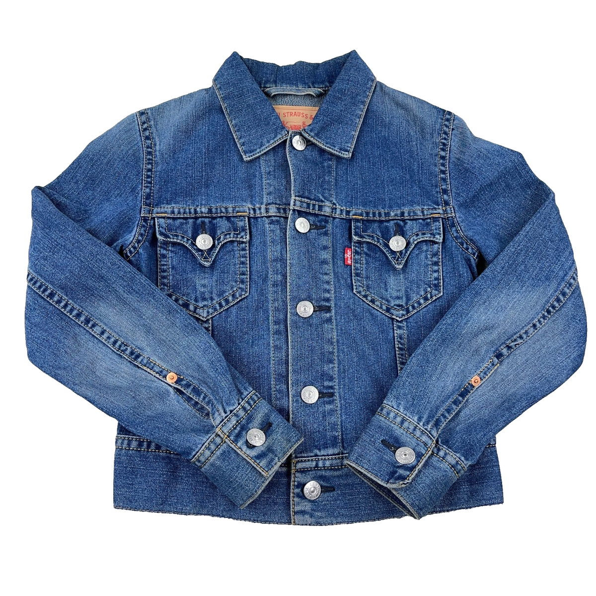 LEVI'S® VINTAGE DENIM JACKETS TYPEⅠ LEVI'S Type 1 Big E Buckle Back Cinch Denim Trucker VTG Style