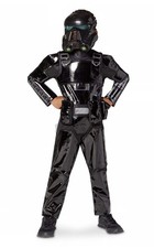 Disney Store Star Wars Rogue One Death Trooper Costume Kids Size 7/8 NWT 2016