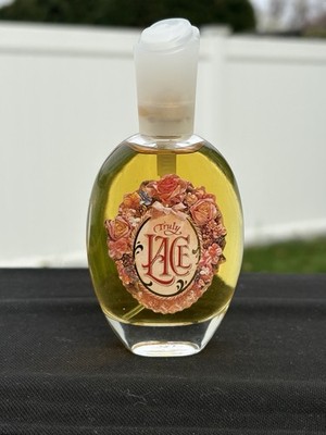 Coty TRULY LACE Vintage Floral Cologne Fragrance 1.75oz LARGE Bottle