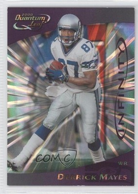 2000 Quantum Leaf Infinity Purple 67/100 Derrick Mayes #252 0j6