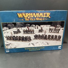 The Old World: Battalion: Warriors of Chaos - Opened Not Used - Free Postage