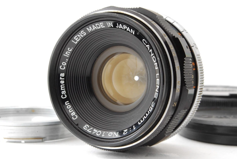 【EXCELENTE+5】 Lente Canon 35 mm f/2 L39 Leica Montaje con tornillo LTM de JAPÓN Foto 3 de 4