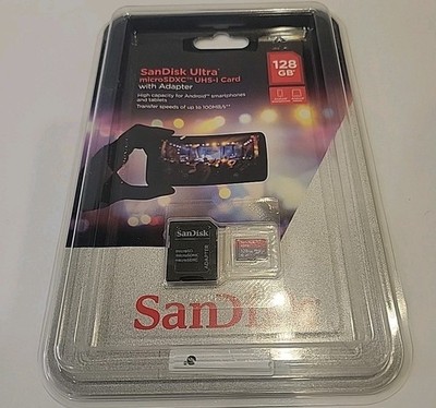 SanDisk Ultra micro SDXC UHS-I Card 128GB With Adapter 27G