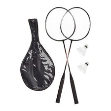 Badmintonset Badminton Set Federball Ausrüstung 4 Schläger Federball Set