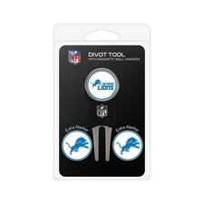 Team Golf NFL Divot Tool with 3 Golf Ball Markers Pack, Markers are Removable...