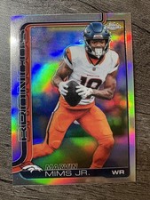 2025 Topps Chrome NFL #87 Marvin Mims Jr Refractor