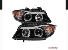 Spyder Signature Lbdrl Black Projector Headlight For 06-08 Bmw E90 3-series 4dr